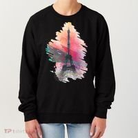 Illustration Of Eiffel Tower In Paris Women's Sweatshirt thumb 0