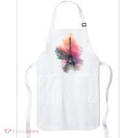 Illustration Of Eiffel Tower In Paris Apron thumb 0