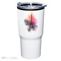 Illustration Of Eiffel Tower In Paris Tumbler thumb 0