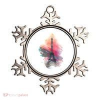 Illustration Of Eiffel Tower In Paris Ornament thumb 0