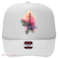 Illustration Of Eiffel Tower In Paris Hat thumb 0