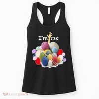 I’m Ok Funny Crochet And Knitting Yarn Mess Women's Tank Top thumb 0