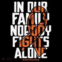 In Our Family Nobody Fights Alone Leukemia Awareness Month Meaningful Gift Coffee Mug thumb 5