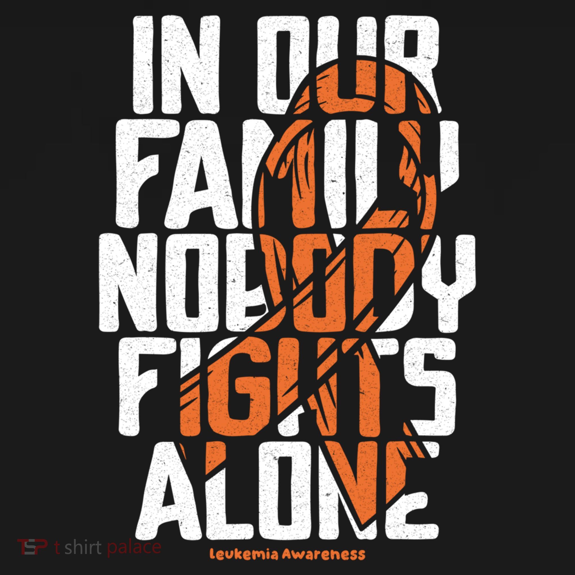 In Our Family Nobody Fights Alone Leukemia Awareness Month Meaningful Gift Women's Hoodie