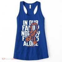 In Our Family Nobody Fights Alone Leukemia Awareness Month Meaningful Gift Women's Tank Top thumb 0