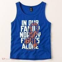 In Our Family Nobody Fights Alone Leukemia Awareness Month Meaningful Gift Tank Top thumb 2