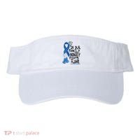 In Our Family Nobody Fights Alone Colon Cancer Awareness Visor thumb 0