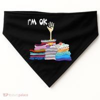 I'm Ok Funny Sewing Lover Sewer Fabric Sewing Seamstress Meaningful Gift USA-Made Doggie Bandana thumb 0