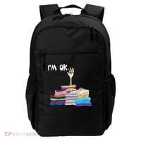 I'm Ok Funny Sewing Lover Sewer Fabric Sewing Seamstress Meaningful Gift Backpack thumb 0