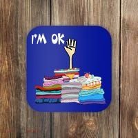 I'm Ok Funny Sewing Lover Sewer Fabric Sewing Seamstress Meaningful Gift Coaster thumb 0