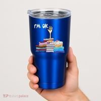 I'm Ok Funny Sewing Lover Sewer Fabric Sewing Seamstress Meaningful Gift Tumbler thumb 2