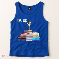 I'm Ok Funny Sewing Lover Sewer Fabric Sewing Seamstress Meaningful Gift Tank Top thumb 2