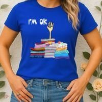 I'm Ok Funny Sewing Lover Sewer Fabric Sewing Seamstress Meaningful Gift Women's T-Shirt thumb 2