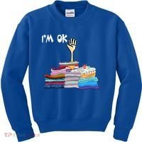 I'm Ok Funny Sewing Lover Sewer Fabric Sewing Seamstress Meaningful Gift Kids Sweatshirt thumb 0