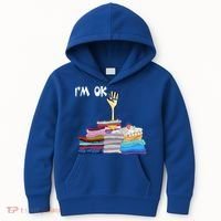 I'm Ok Funny Sewing Lover Sewer Fabric Sewing Seamstress Meaningful Gift Kids Hoodie thumb 0