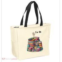 IM Ok Funny Sewing Quilting Fabric Tote Bag thumb 2