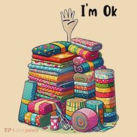 IM Ok Funny Sewing Quilting Fabric Tote Bag thumb 4
