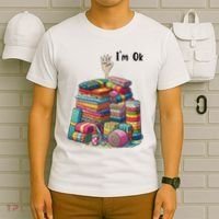 IM Ok Funny Sewing Quilting Fabric T-Shirt thumb 6