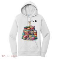 IM Ok Funny Sewing Quilting Fabric Women's Hoodie thumb 0
