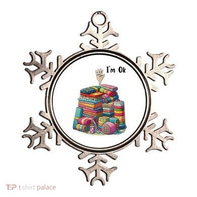 IM Ok Funny Sewing Quilting Fabric Ornament