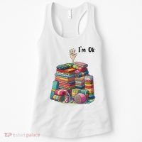 IM Ok Funny Sewing Quilting Fabric Women's Tank Top thumb 0