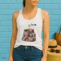 IM Ok Funny Sewing Quilting Fabric Women's Tank Top thumb 2