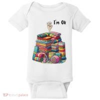 IM Ok Funny Sewing Quilting Fabric Baby Bodysuit thumb 0