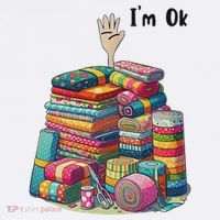 IM Ok Funny Sewing Quilting Fabric Baby Bodysuit thumb 2