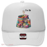 IM Ok Funny Sewing Quilting Fabric Hat thumb 0
