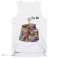 IM Ok Funny Sewing Quilting Fabric Tank Top thumb 0