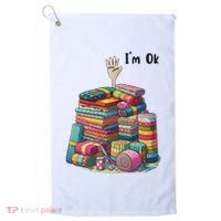 IM Ok Funny Sewing Quilting Fabric Golf Towel thumb 0