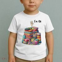 IM Ok Funny Sewing Quilting Fabric Toddler T-Shirt thumb 2