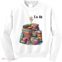 IM Ok Funny Sewing Quilting Fabric Kids Sweatshirt thumb 0