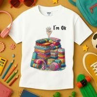 IM Ok Funny Sewing Quilting Fabric Kids T-Shirt thumb 3