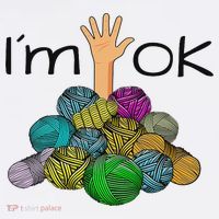 I’m Ok Funny Crochet And Knitting Yarn Mess Women's Hoodie thumb 2