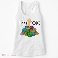 I’m Ok Funny Crochet And Knitting Yarn Mess Women's Tank Top thumb 0