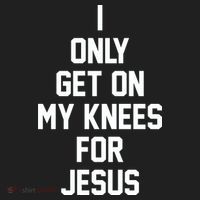 I Only Get On My Knees For Jesus Beanie thumb 2