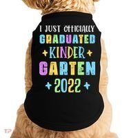 I Officially Graduated Kindergarten Doggie Tank thumb 0