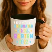 I Officially Graduated Kindergarten Coffee Mug thumb 3