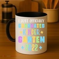 I Officially Graduated Kindergarten Coffee Mug thumb 4