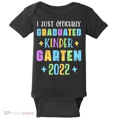 I Officially Graduated Kindergarten Baby Bodysuit