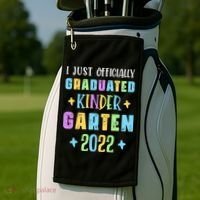 I Officially Graduated Kindergarten Golf Towel thumb 2