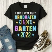 I Officially Graduated Kindergarten Women's T-Shirt thumb 3