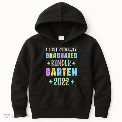I Officially Graduated Kindergarten Kids Hoodie