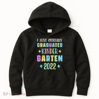 I Officially Graduated Kindergarten Kids Hoodie thumb 0