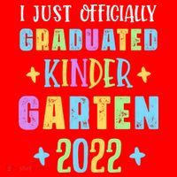 I Officially Graduated Kindergarten Santa Hat thumb 1