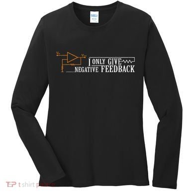 I Only Give Negative Feedback Women's Long Sleeve Shirt