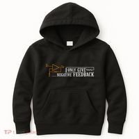 I Only Give Negative Feedback Kids Hoodie thumb 0