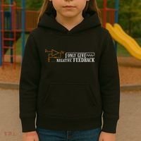 I Only Give Negative Feedback Kids Hoodie thumb 3