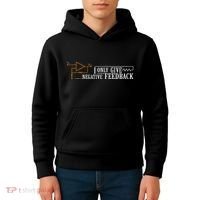 I Only Give Negative Feedback Kids Hoodie thumb 4
